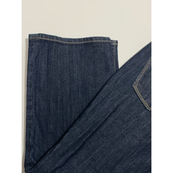 Talbots Womens Denim Jeans Classic Straight Dark Wash Mid Rise Size 6 - Picture 3 of 9